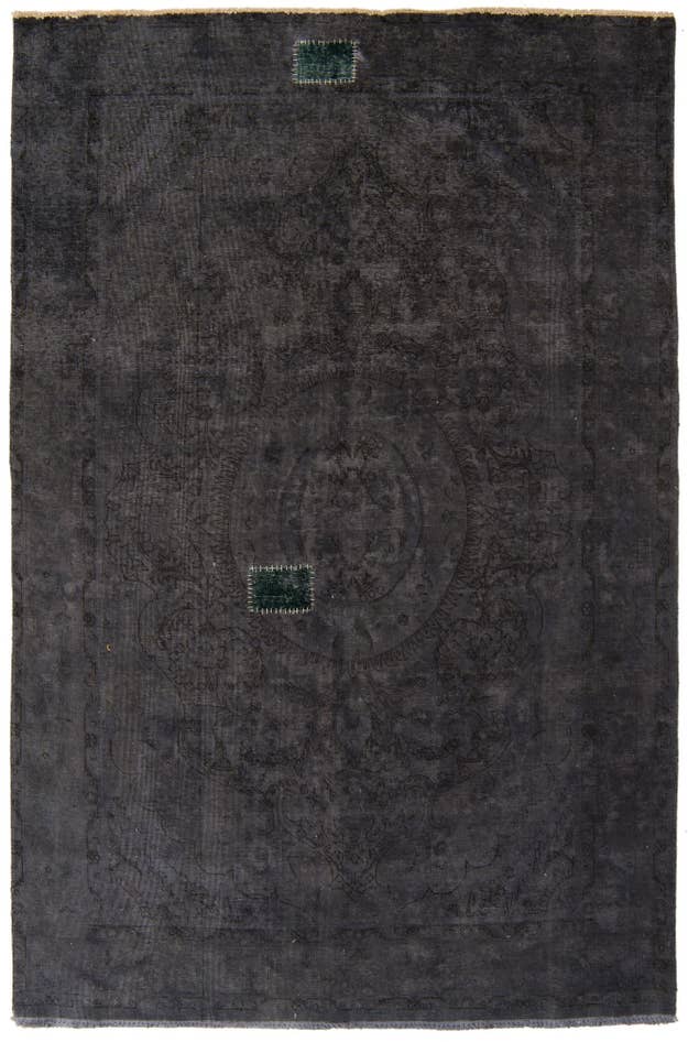 Detail image of 6' 7 x 9' 8 Hand Knotted Ultra Vintage Persian Wool Rug