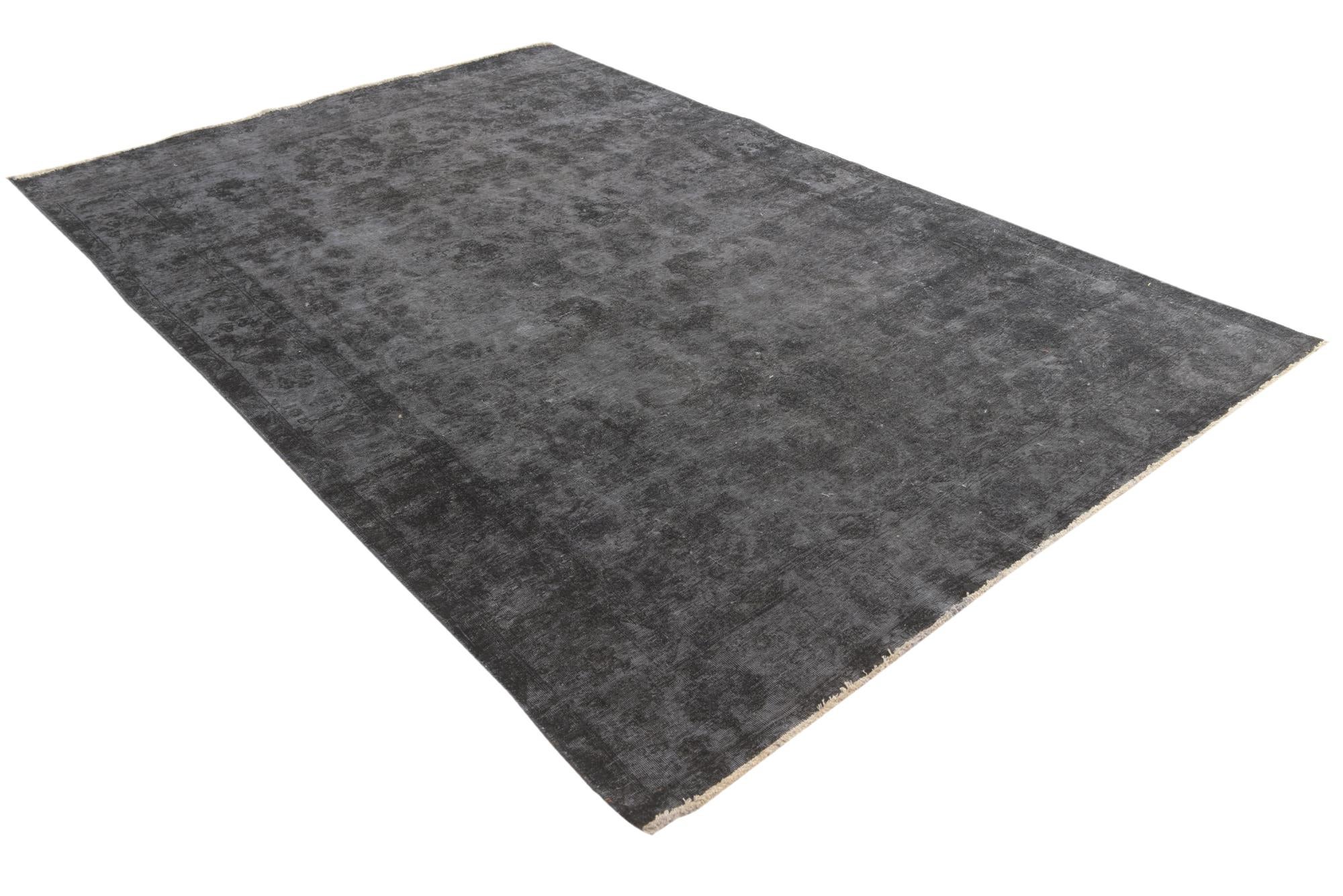 6' 5 x 9' 6 Hand Knotted Ultra Vintage Persian Wool Rug