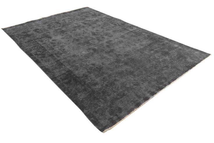 Detail image of 6' 5 x 9' 6 Hand Knotted Ultra Vintage Persian Wool Rug