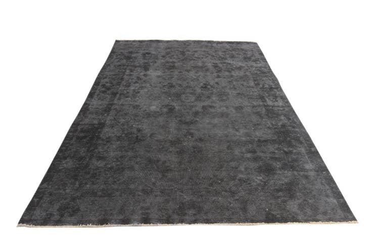 Detail image of 6' 5 x 9' 6 Hand Knotted Ultra Vintage Persian Wool Rug