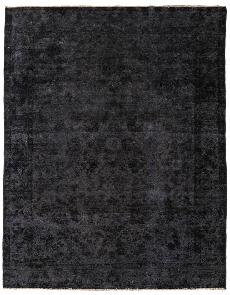 Detail image of 6' 5 x 9' 6 Hand Knotted Ultra Vintage Persian Wool Rug
