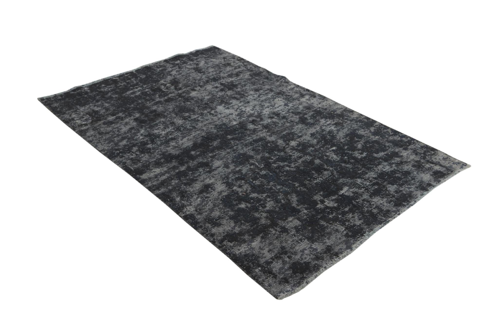 4' 2 x 6' 1 Hand Knotted Ultra Vintage Persian Wool Rug
