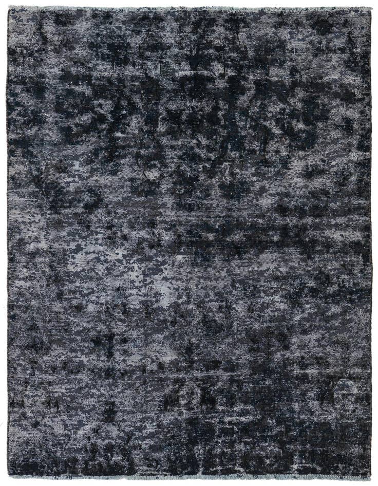 Detail image of 4' 2 x 6' 1 Hand Knotted Ultra Vintage Persian Wool Rug