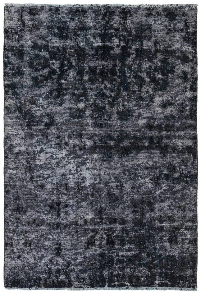Detail image of 4' 2 x 6' 1 Hand Knotted Ultra Vintage Persian Wool Rug
