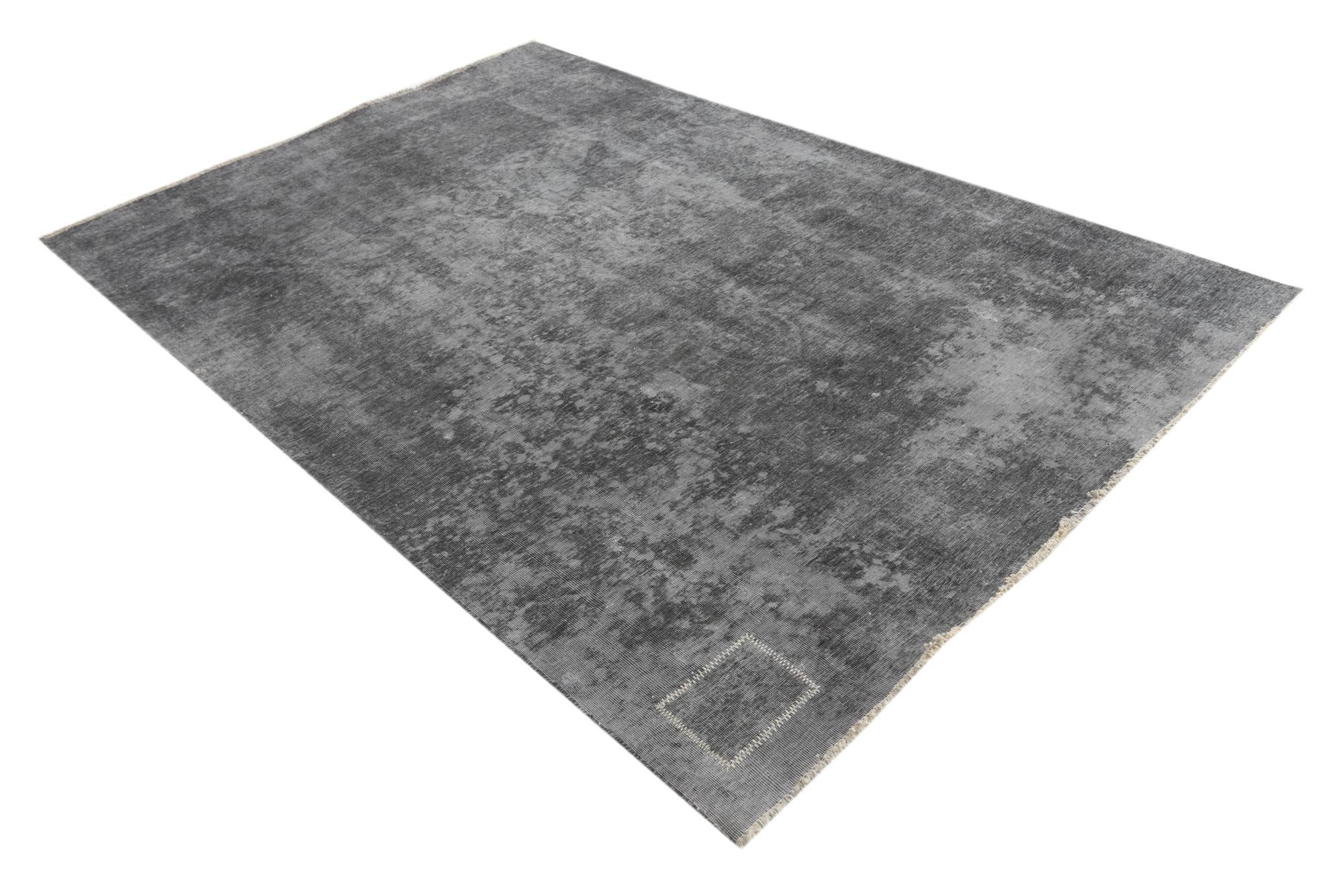 185cm x 275cm anudado a mano Ultra Vintage Alfombra Persa Lana