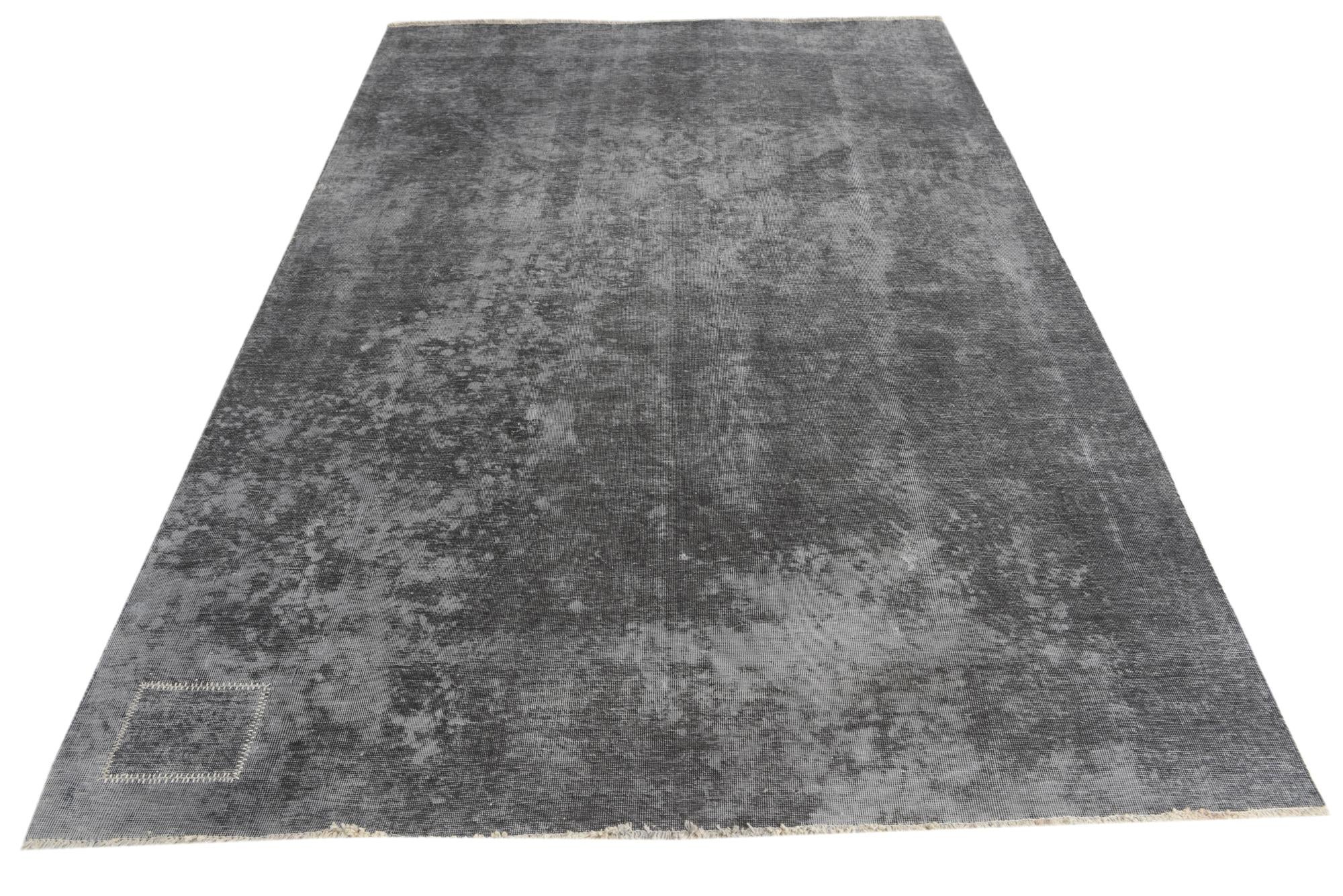 185cm x 275cm anudado a mano Ultra Vintage Alfombra Persa Lana
