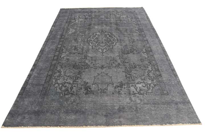 7' 5 x 11' 5 Hand Knotted Ultra Vintage Persian Wool Rug