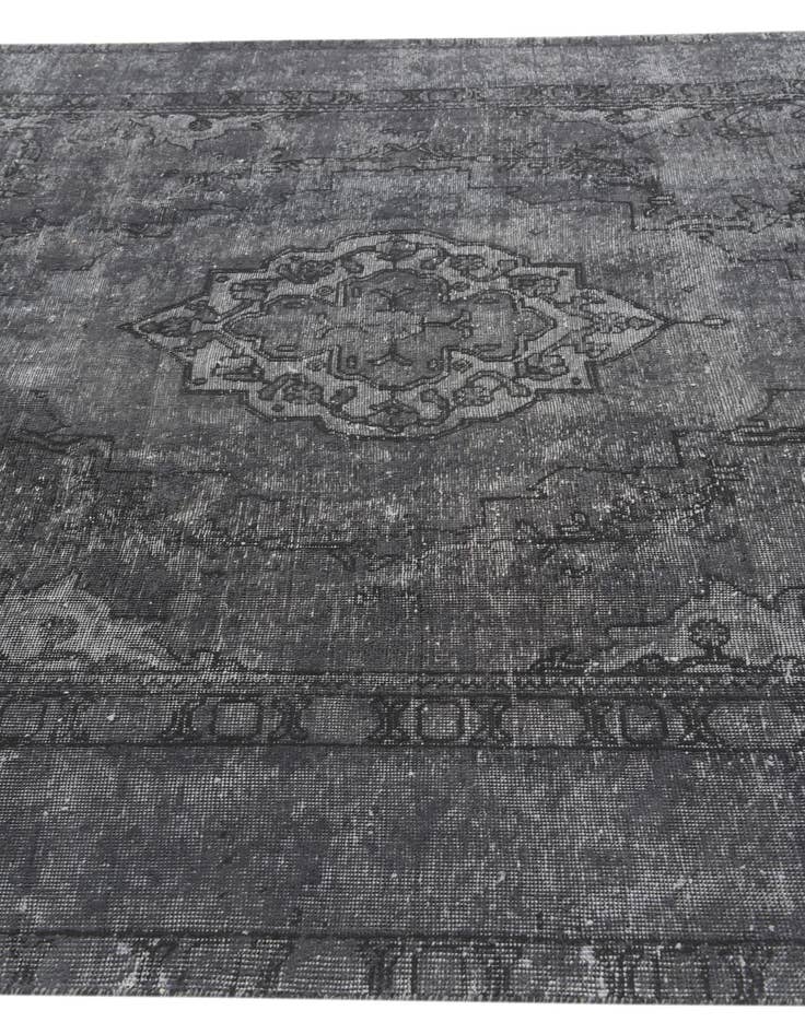 Detail image of 7' 5 x 11' 5 Hand Knotted Ultra Vintage Persian Wool Rug