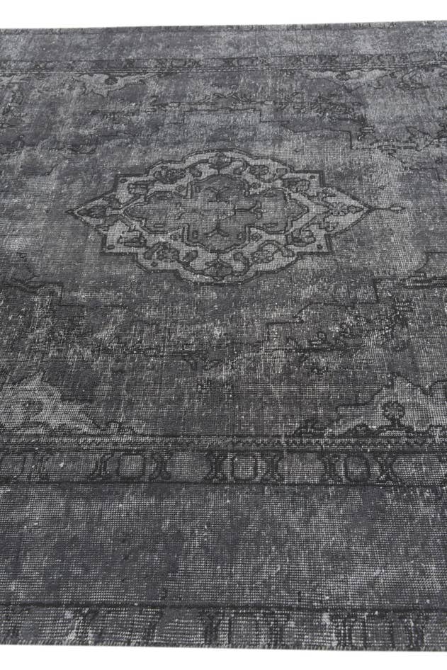 Detail image of 7' 5 x 11' 5 Hand Knotted Ultra Vintage Persian Wool Rug