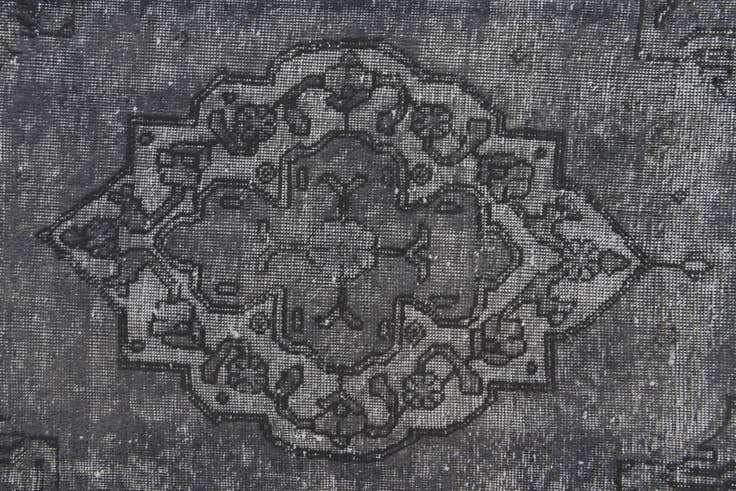 Detail image of 7' 5 x 11' 5 Hand Knotted Ultra Vintage Persian Wool Rug