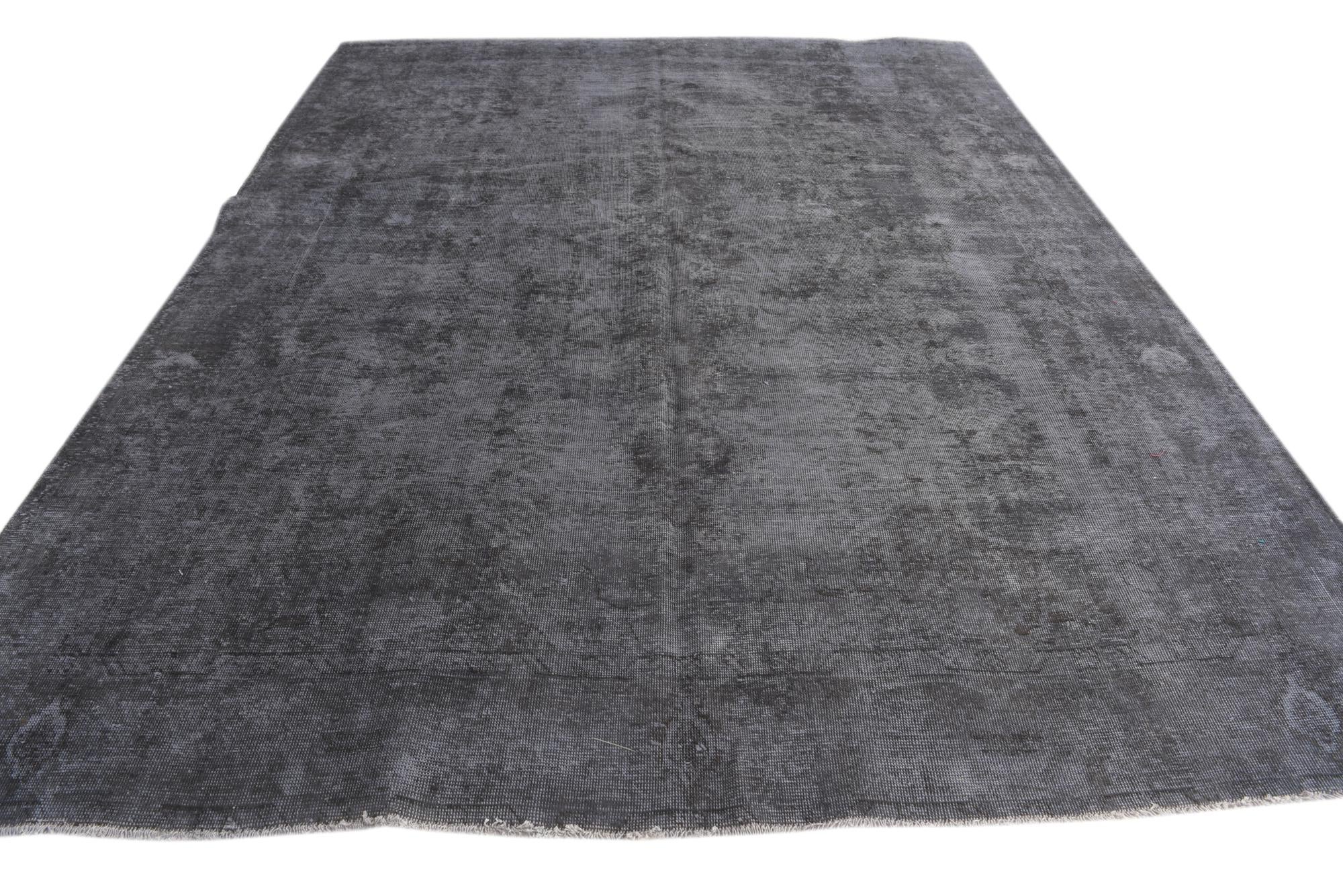 9' 7 x 12' 5 Hand Knotted Ultra Vintage Persian Wool Rug