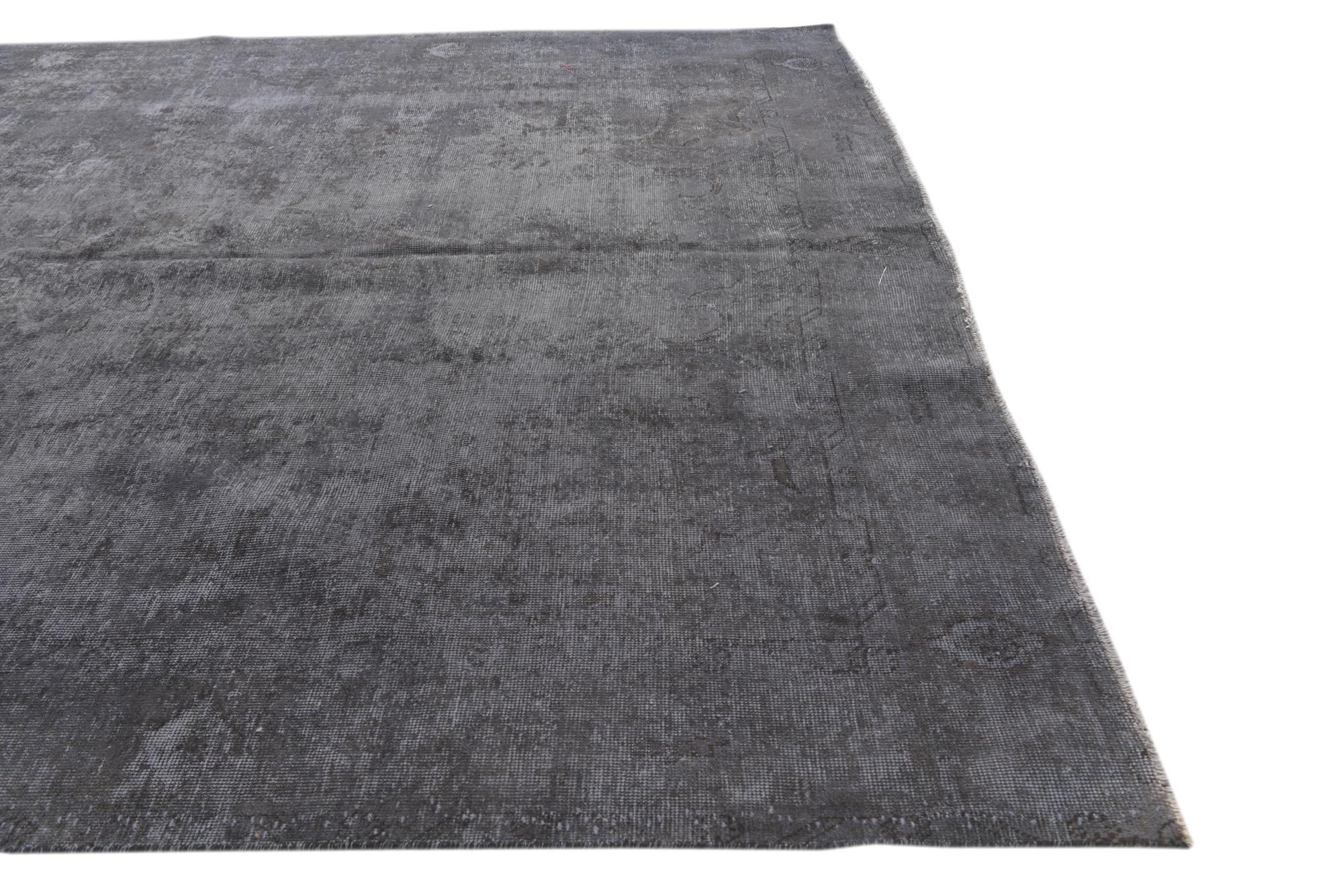 9' 7 x 12' 5 Hand Knotted Ultra Vintage Persian Wool Rug
