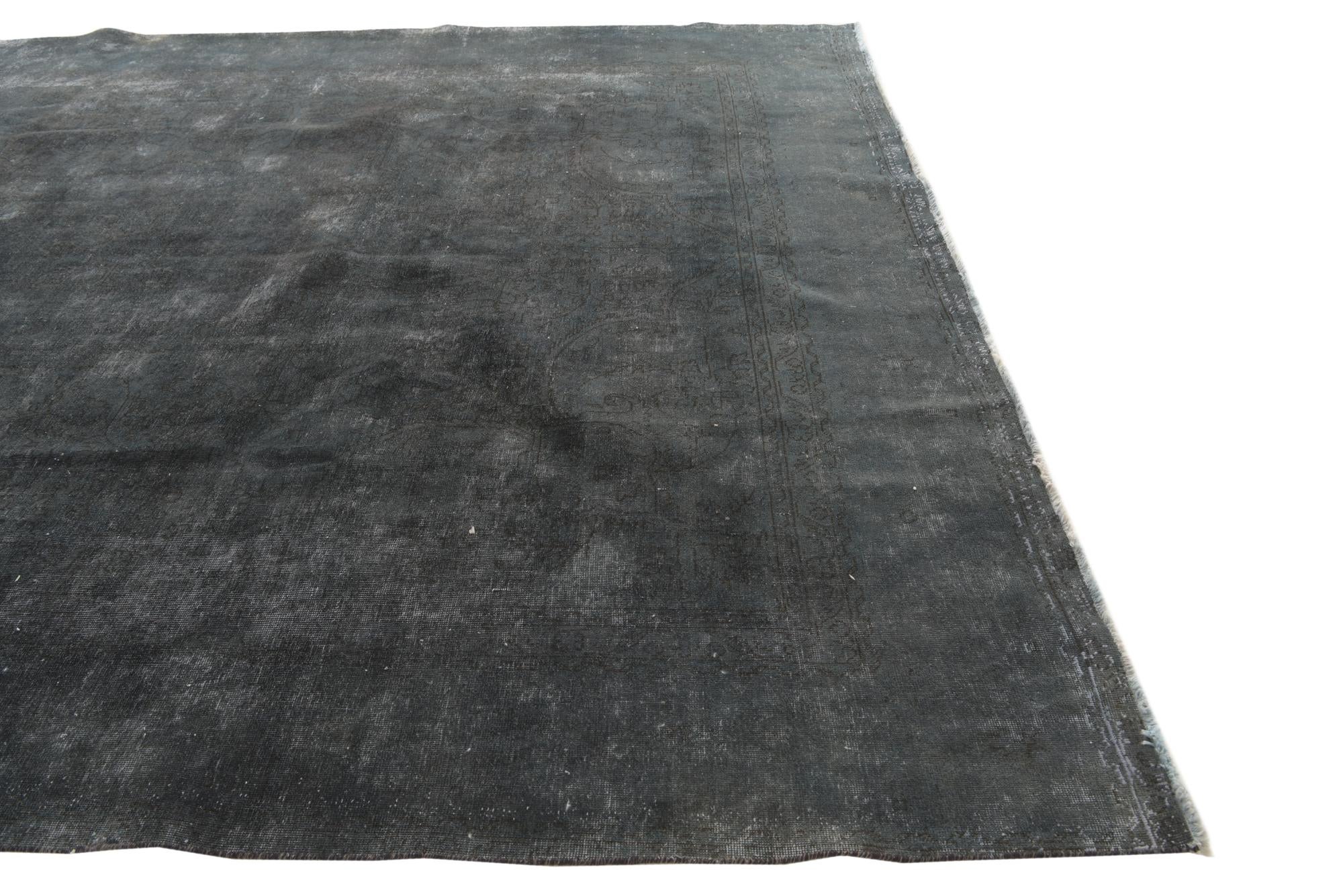 9' 6 x 12' 4 Hand Knotted Ultra Vintage Persian Wool Rug