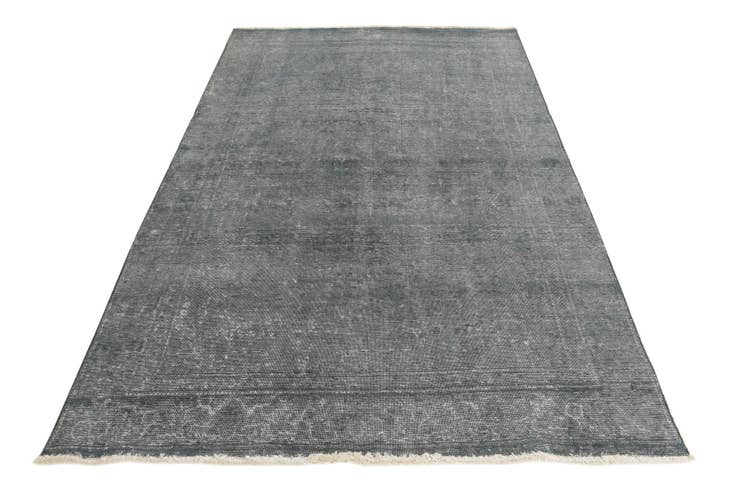 Detail image of 5' 10 x 9' 5 Hand Knotted Ultra Vintage Persian Wool Rug