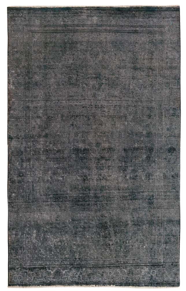 5' 10 x 9' 5 Hand Knotted Ultra Vintage Persian Wool Rug