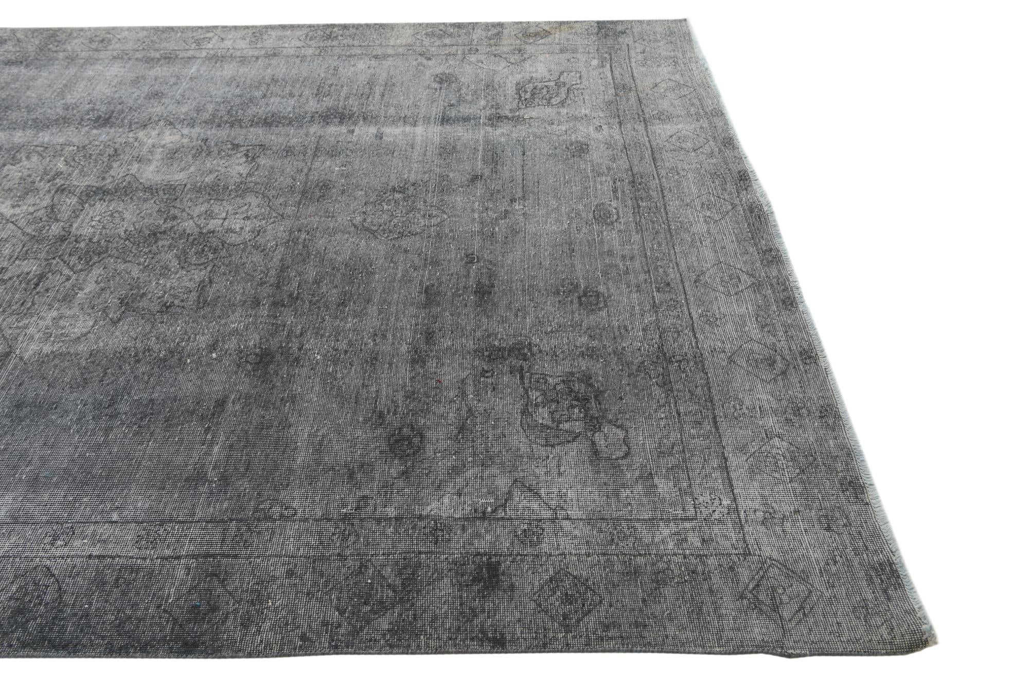 7' 8 x 10' 2 Hand Knotted Ultra Vintage Persian Wool Rug