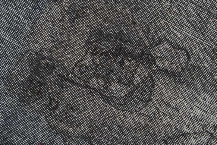 7' 8 x 10' 2 Hand Knotted Ultra Vintage Persian Wool Rug