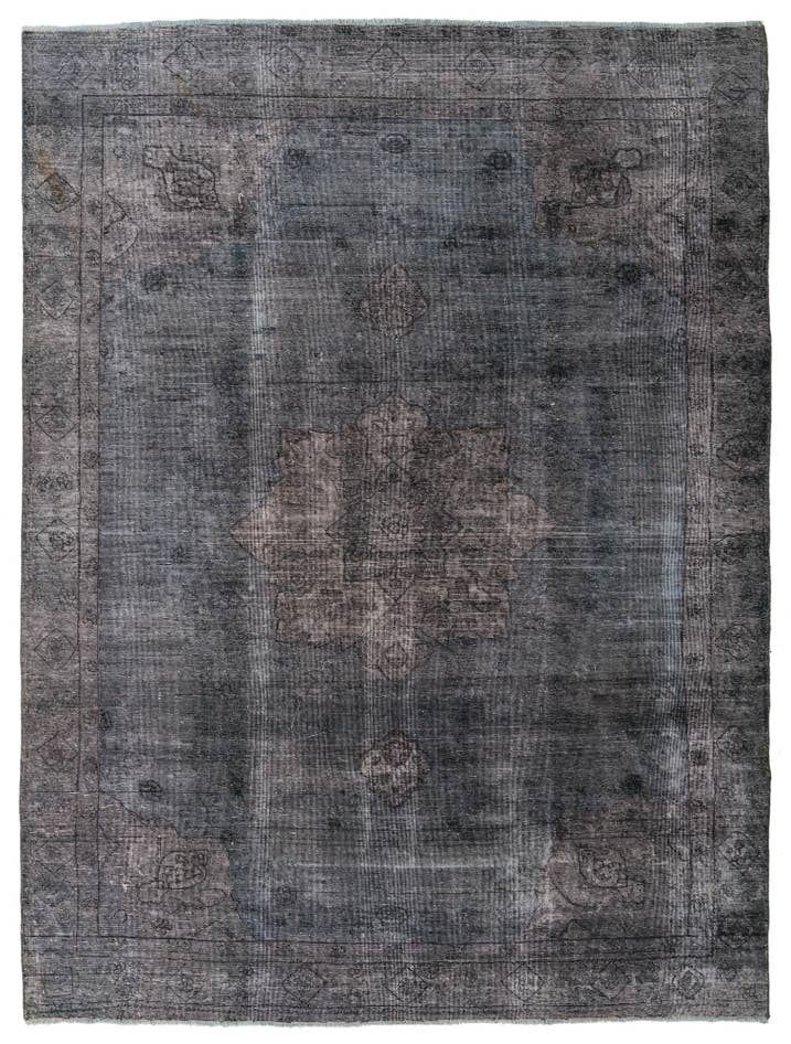 Detail image of 7' 8 x 10' 2 Hand Knotted Ultra Vintage Persian Wool Rug
