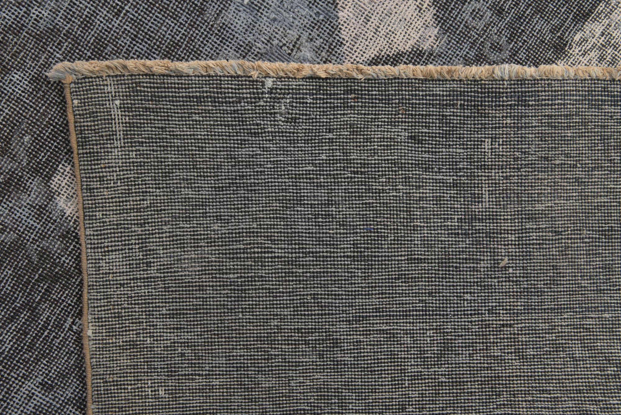 6' 8 x 9' Hand Knotted Ultra Vintage Persian Wool Rug