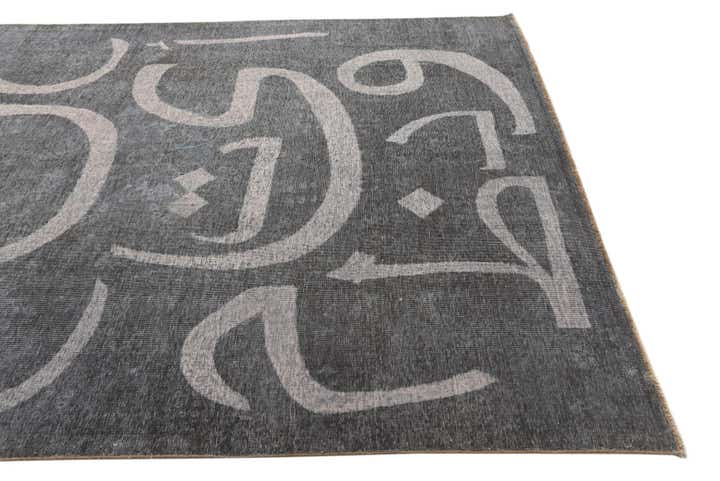 6' 8 x 9' Hand Knotted Ultra Vintage Persian Wool Rug