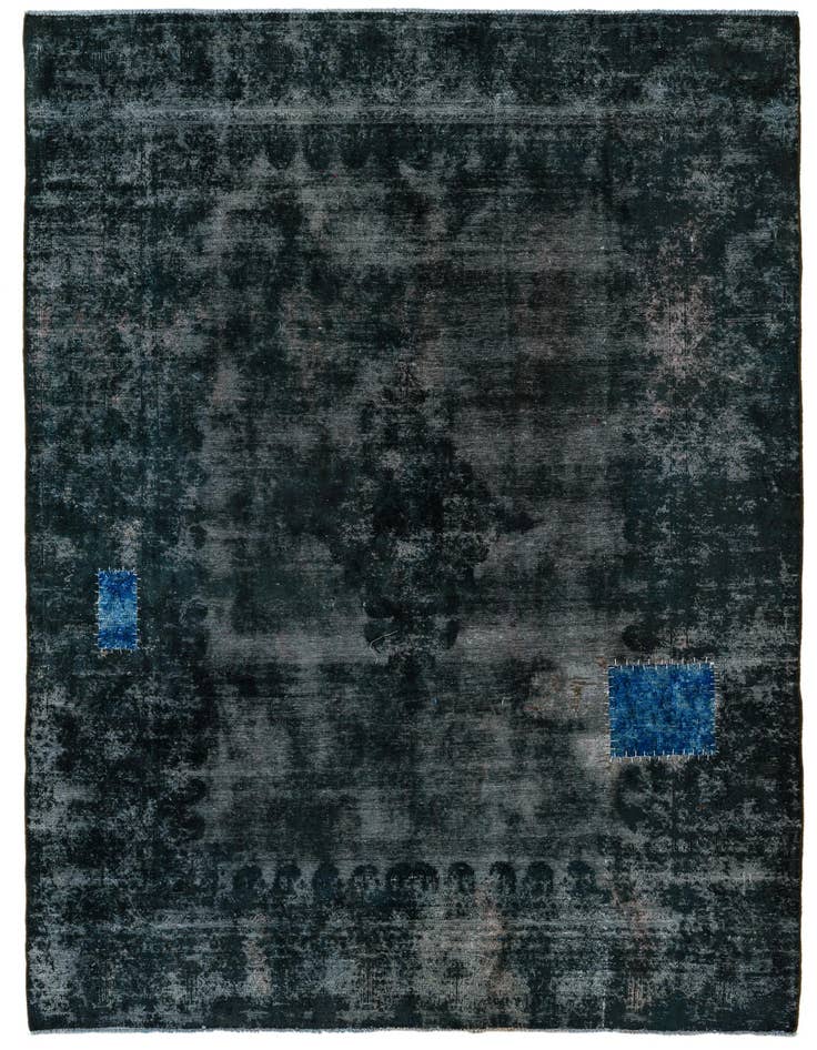 Detail image of 7' x 10' Hand Knotted Ultra Vintage Persian Wool Rug