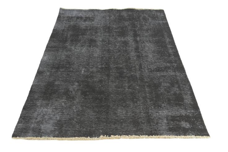 Detail image of 4' 2 x 5' 10 Hand Knotted Ultra Vintage Persian Wool Rug