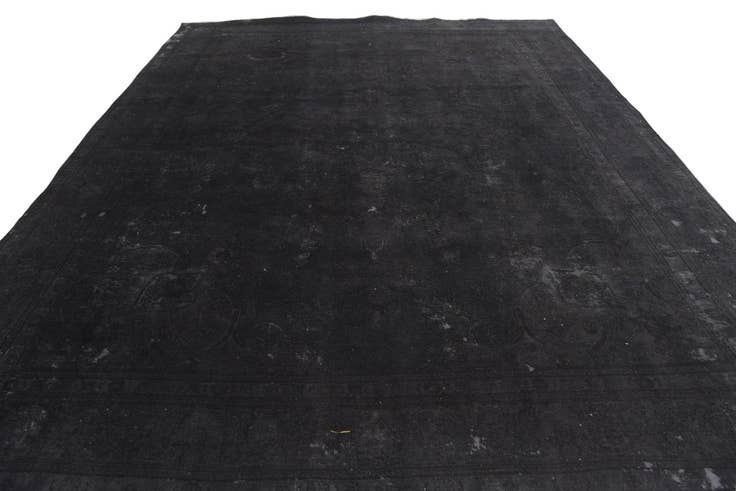 Detail image of 9' 9 x 13' Hand Knotted Ultra Vintage Persian Wool Rug