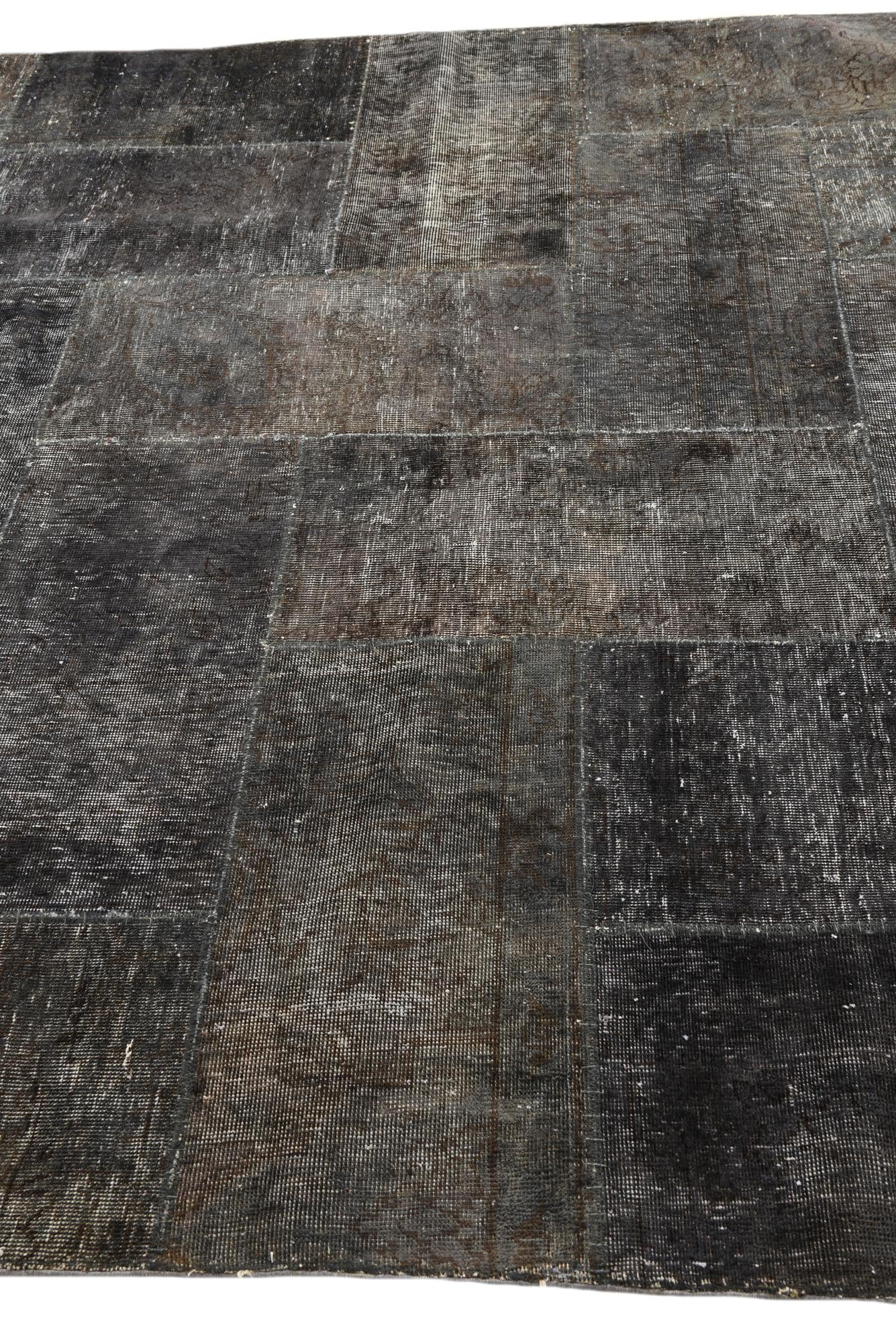 6' 9 x 8' 6 Hand Knotted Ultra Vintage Persian Wool Rug