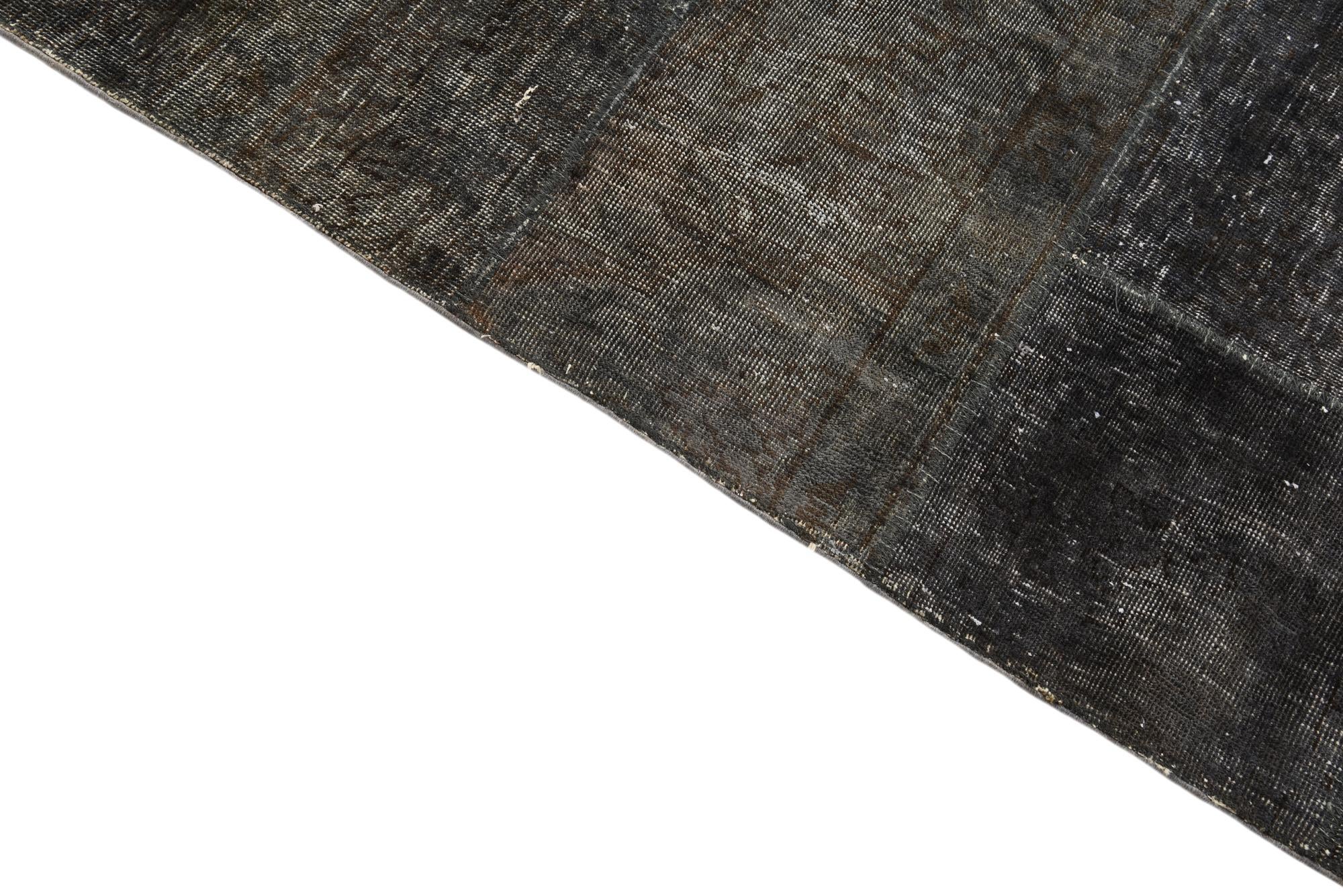 6' 9 x 8' 6 Hand Knotted Ultra Vintage Persian Wool Rug