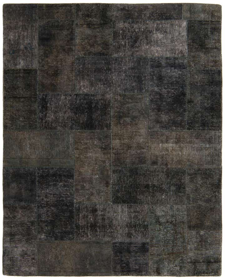 6' 9 x 8' 6 Hand Knotted Ultra Vintage Persian Wool Rug