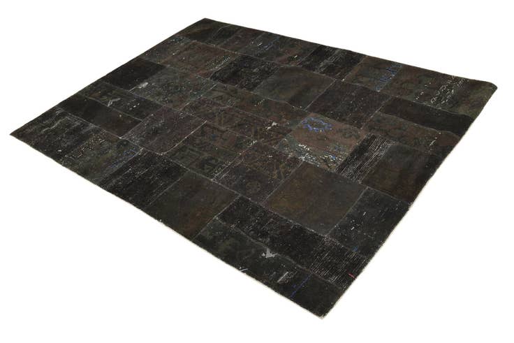 Detail image of 5' 2 x 6' 8 Hand Knotted Ultra Vintage Persian Wool Rug