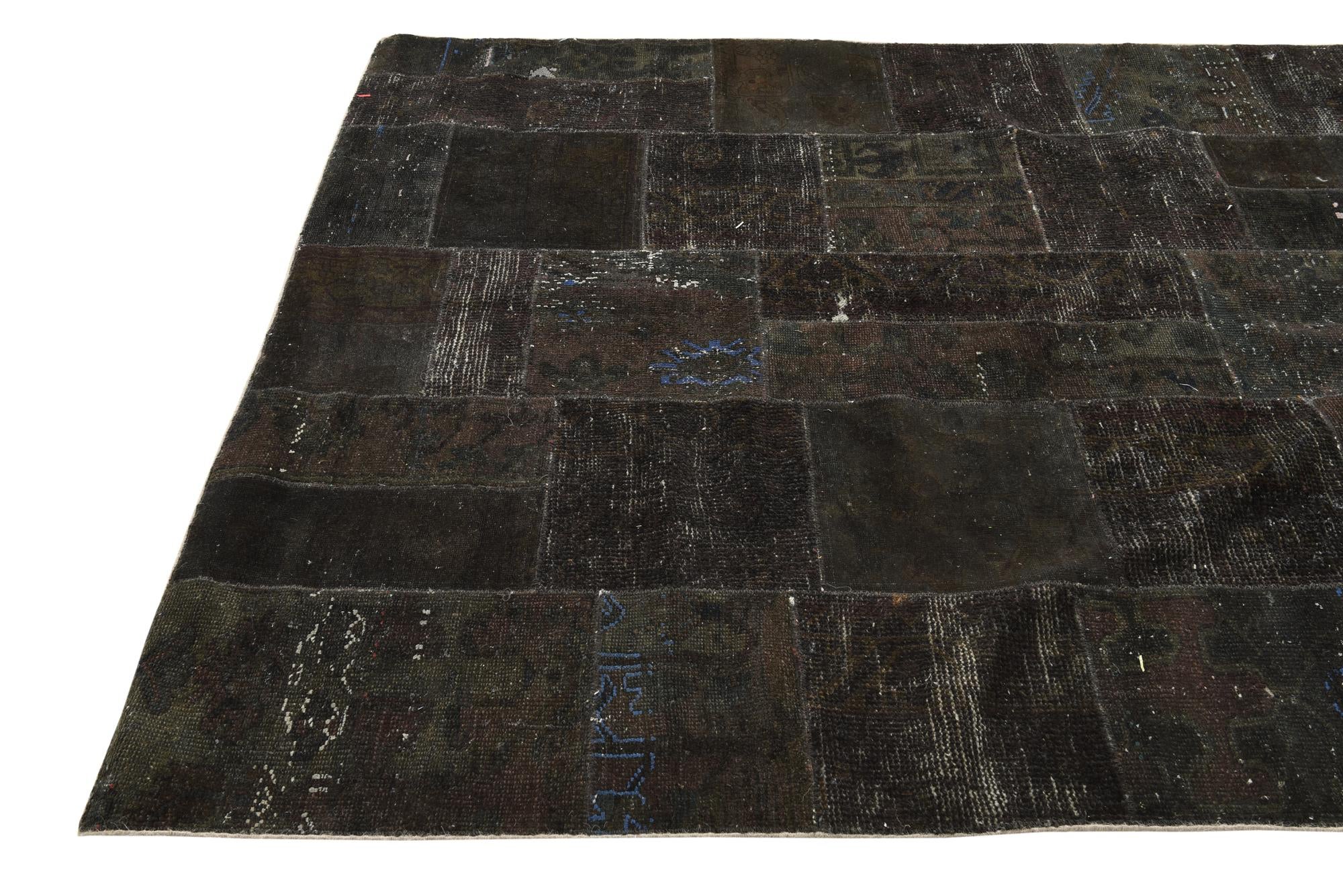 5' 2 x 6' 8 Hand Knotted Ultra Vintage Persian Wool Rug