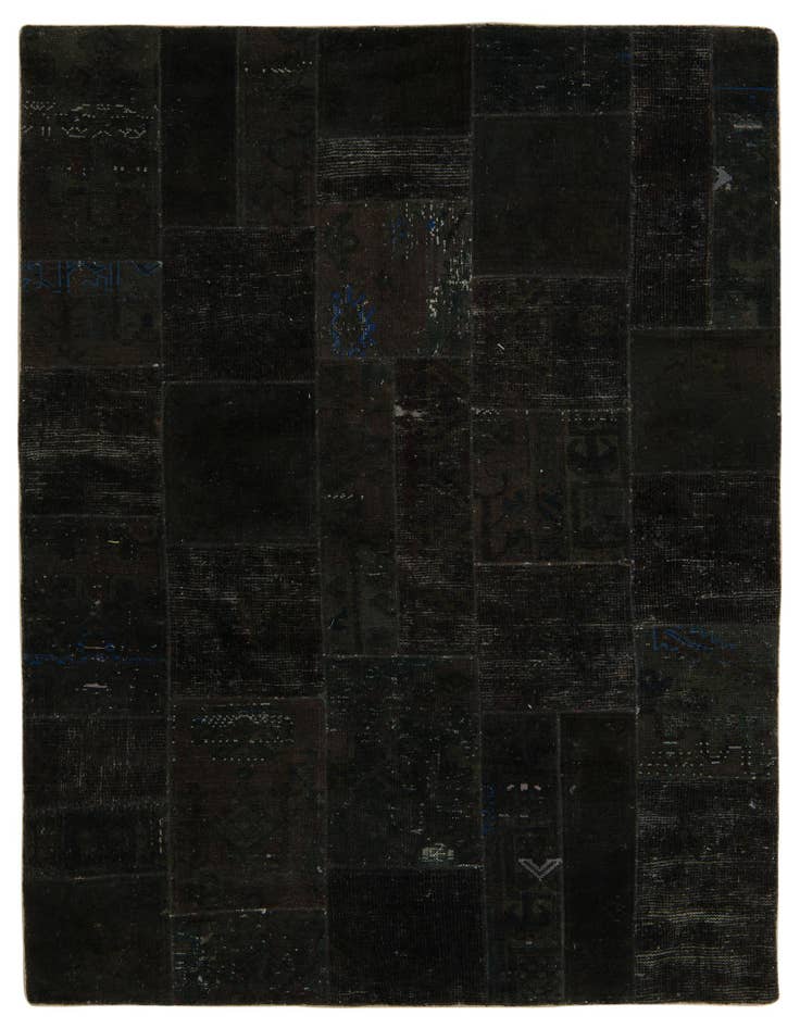Detail image of 5' 2 x 6' 8 Hand Knotted Ultra Vintage Persian Wool Rug