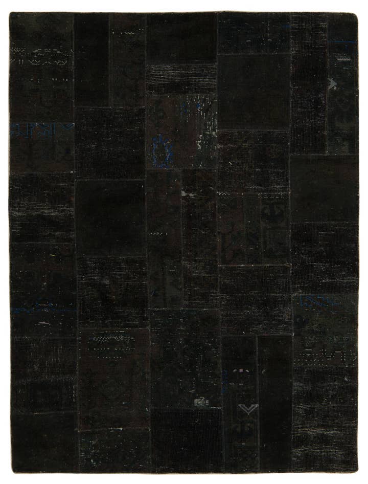Detail image of 5' 2 x 6' 8 Hand Knotted Ultra Vintage Persian Wool Rug
