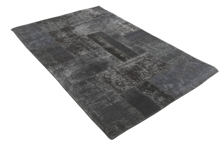 Detail image of 4' 6 x 6' 10 Hand Knotted Ultra Vintage Persian Wool Rug