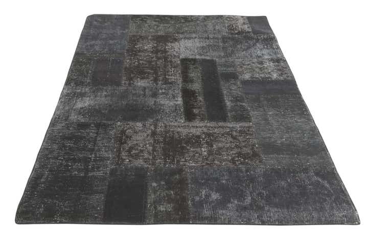 4' 6 x 6' 10 Hand Knotted Ultra Vintage Persian Wool Rug