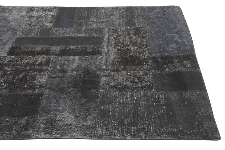 Detail image of 4' 6 x 6' 10 Hand Knotted Ultra Vintage Persian Wool Rug