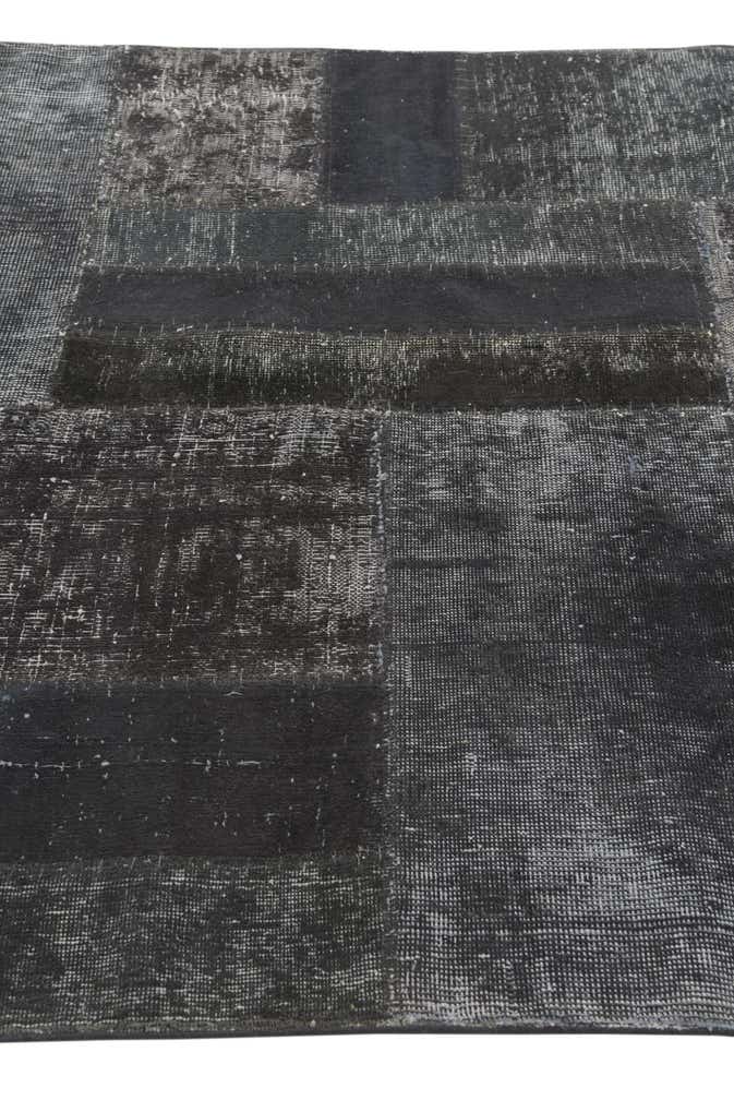 4' 6 x 6' 10 Hand Knotted Ultra Vintage Persian Wool Rug