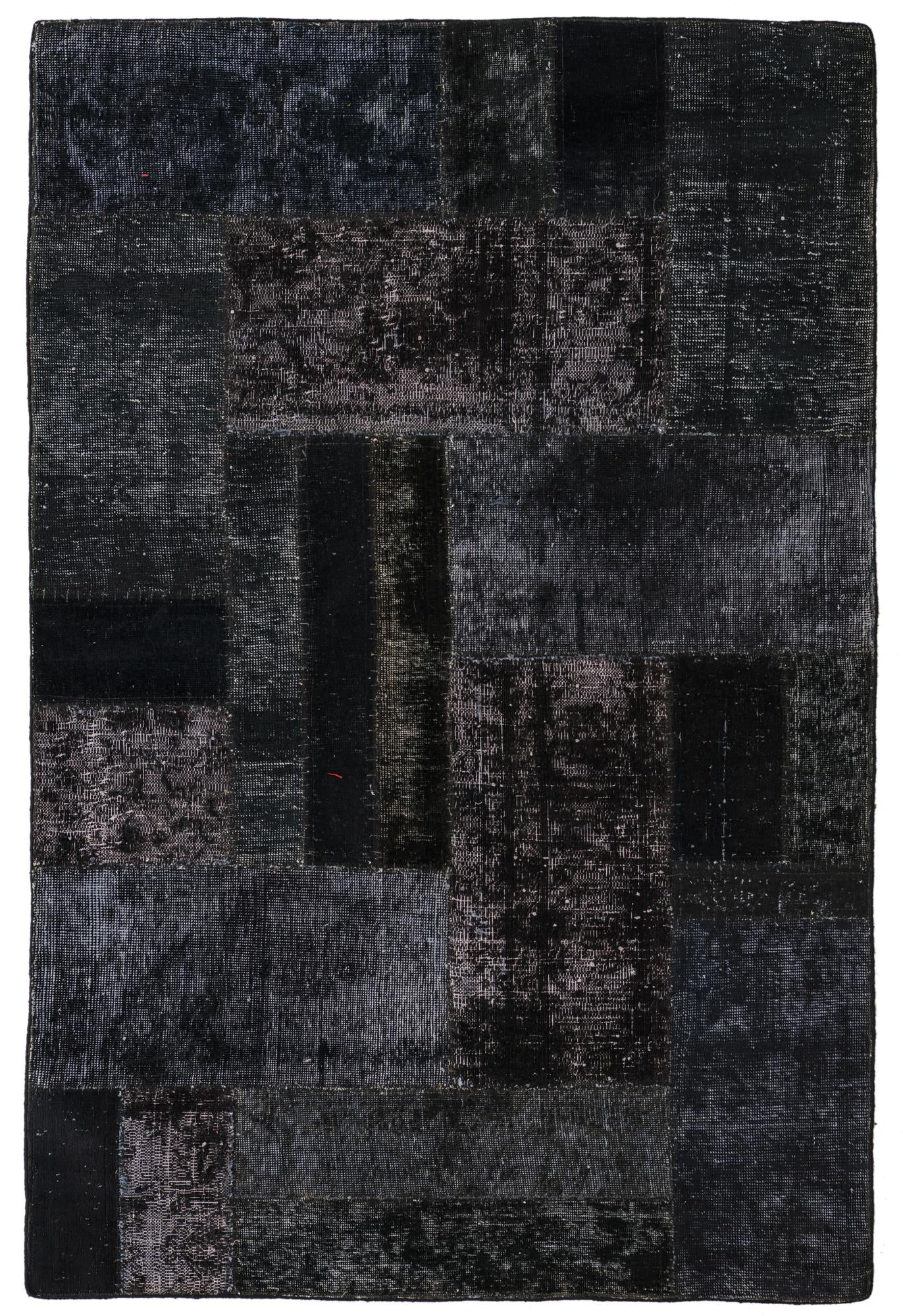 4' 6 x 6' 10 Hand Knotted Ultra Vintage Persian Wool Rug