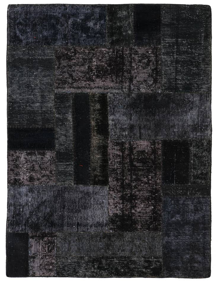 Detail image of 4' 6 x 6' 10 Hand Knotted Ultra Vintage Persian Wool Rug