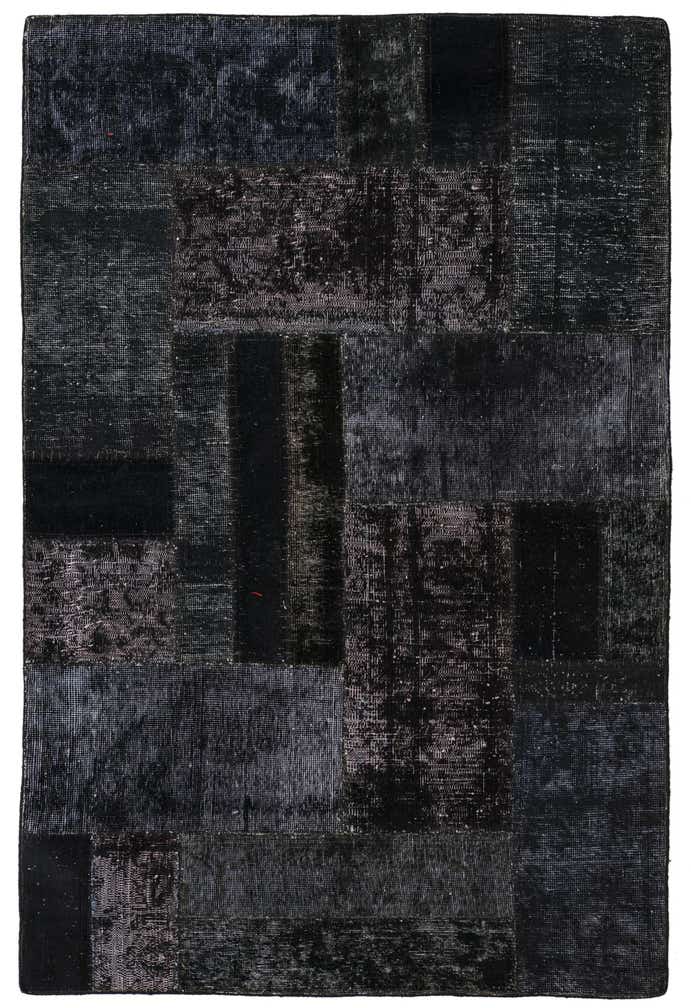 4' 6 x 6' 10 Hand Knotted Ultra Vintage Persian Wool Rug