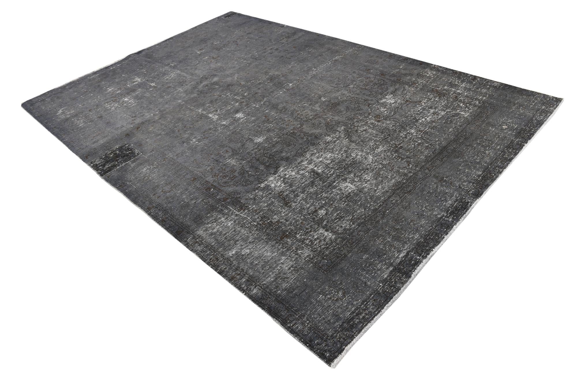 6' 7 x 9' 7 Hand Knotted Ultra Vintage Persian Wool Rug