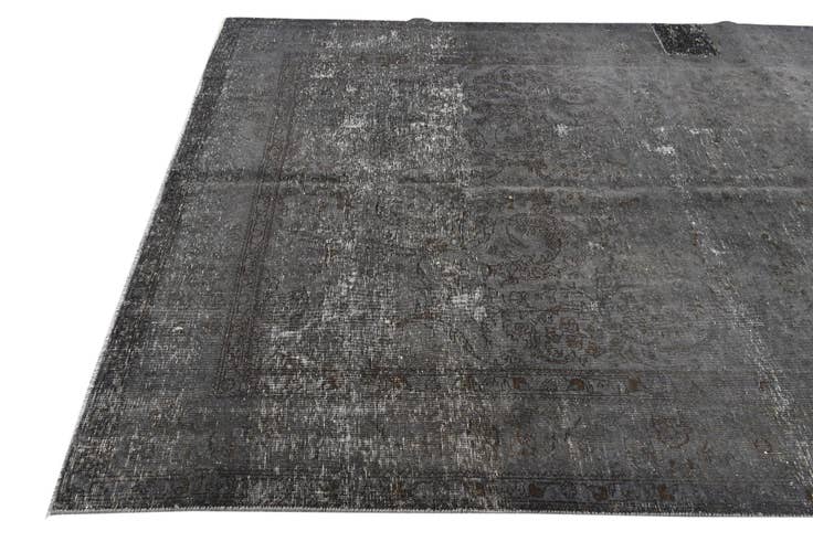Detail image of 6' 7 x 9' 7 Hand Knotted Ultra Vintage Persian Wool Rug