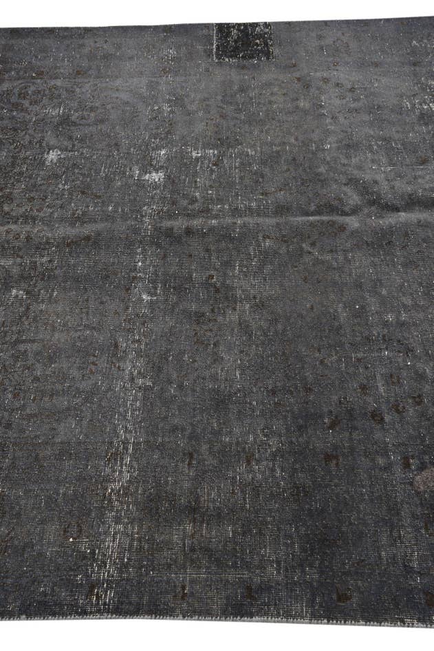 Detail image of 6' 7 x 9' 7 Hand Knotted Ultra Vintage Persian Wool Rug