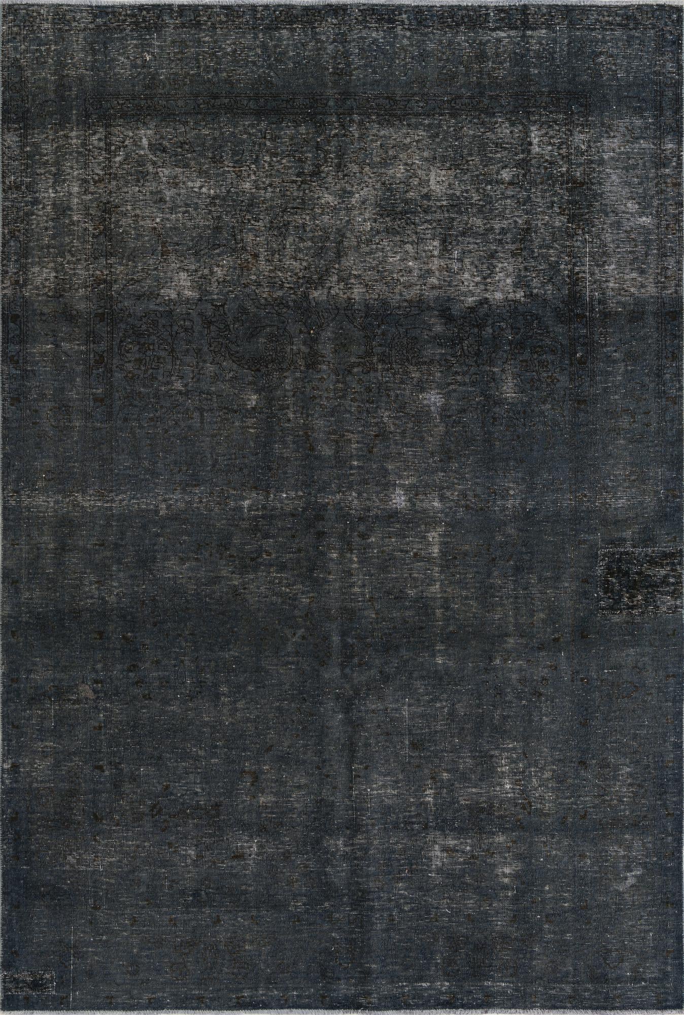 6' 7 x 9' 7 Hand Knotted Ultra Vintage Persian Wool Rug