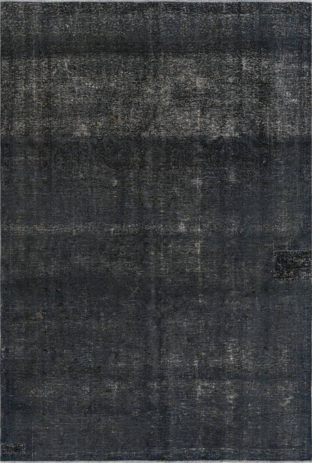 Detail image of 6' 7 x 9' 7 Hand Knotted Ultra Vintage Persian Wool Rug