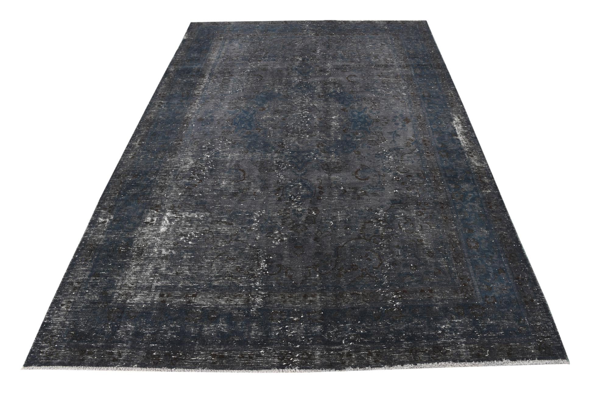 6' 5 x 9' 7 Hand Knotted Ultra Vintage Persian Wool Rug