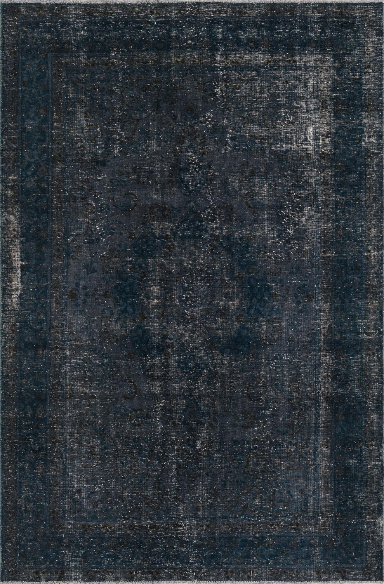 6' 5 x 9' 7 Hand Knotted Ultra Vintage Persian Wool Rug