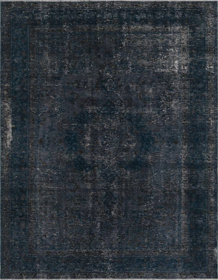 Detail image of 6' 5 x 9' 7 Hand Knotted Ultra Vintage Persian Wool Rug
