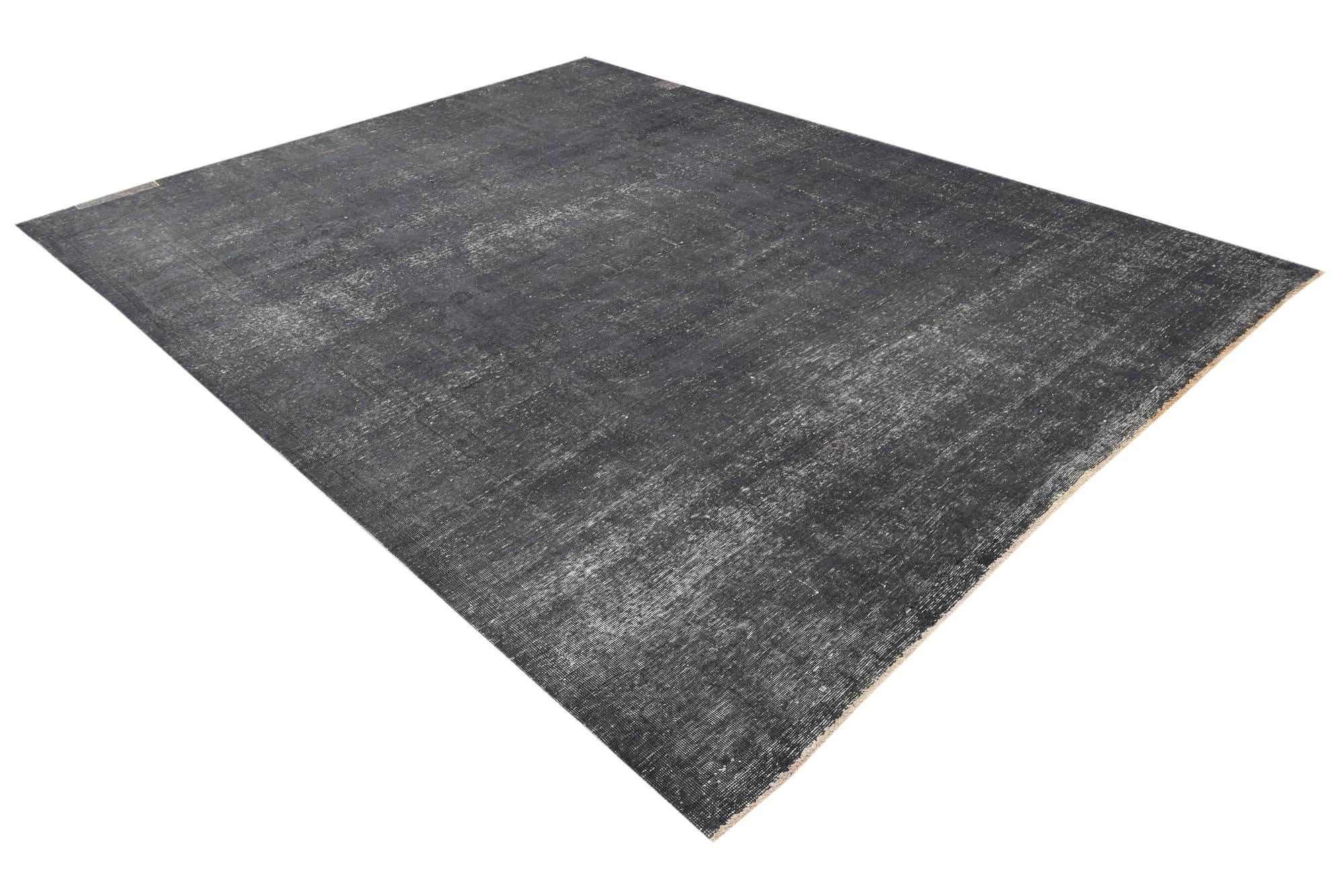 9' 7 x 12' 5 Hand Knotted Ultra Vintage Persian Wool Rug